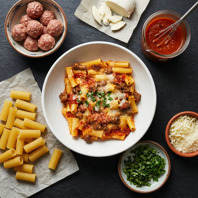 Baked Ziti with Italian Sausage