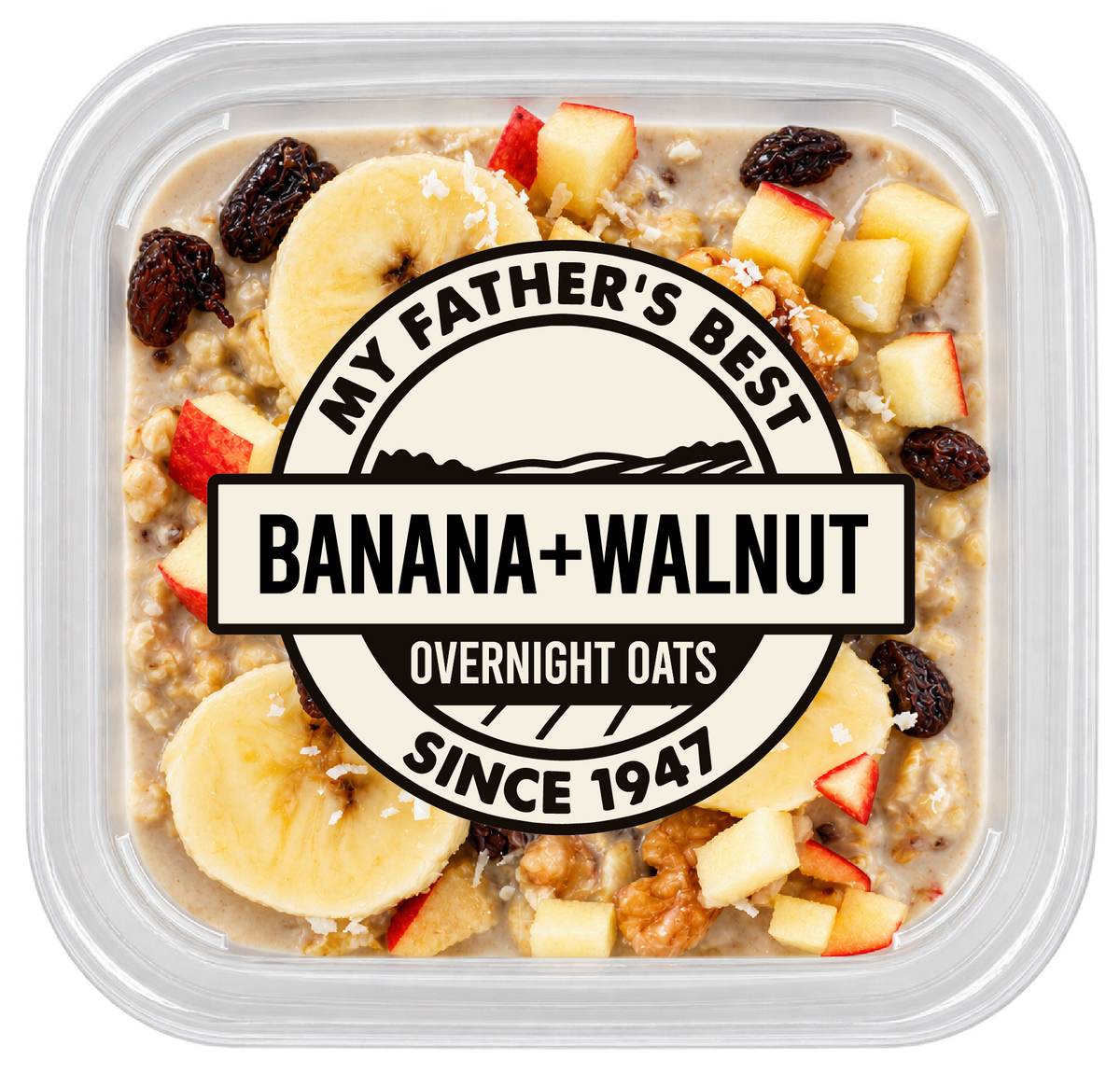 Banana Walnut Overnight Oats