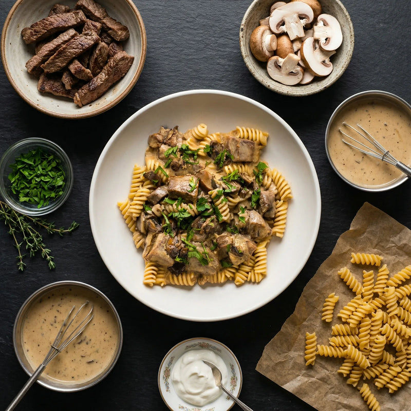 Beef Stroganoff