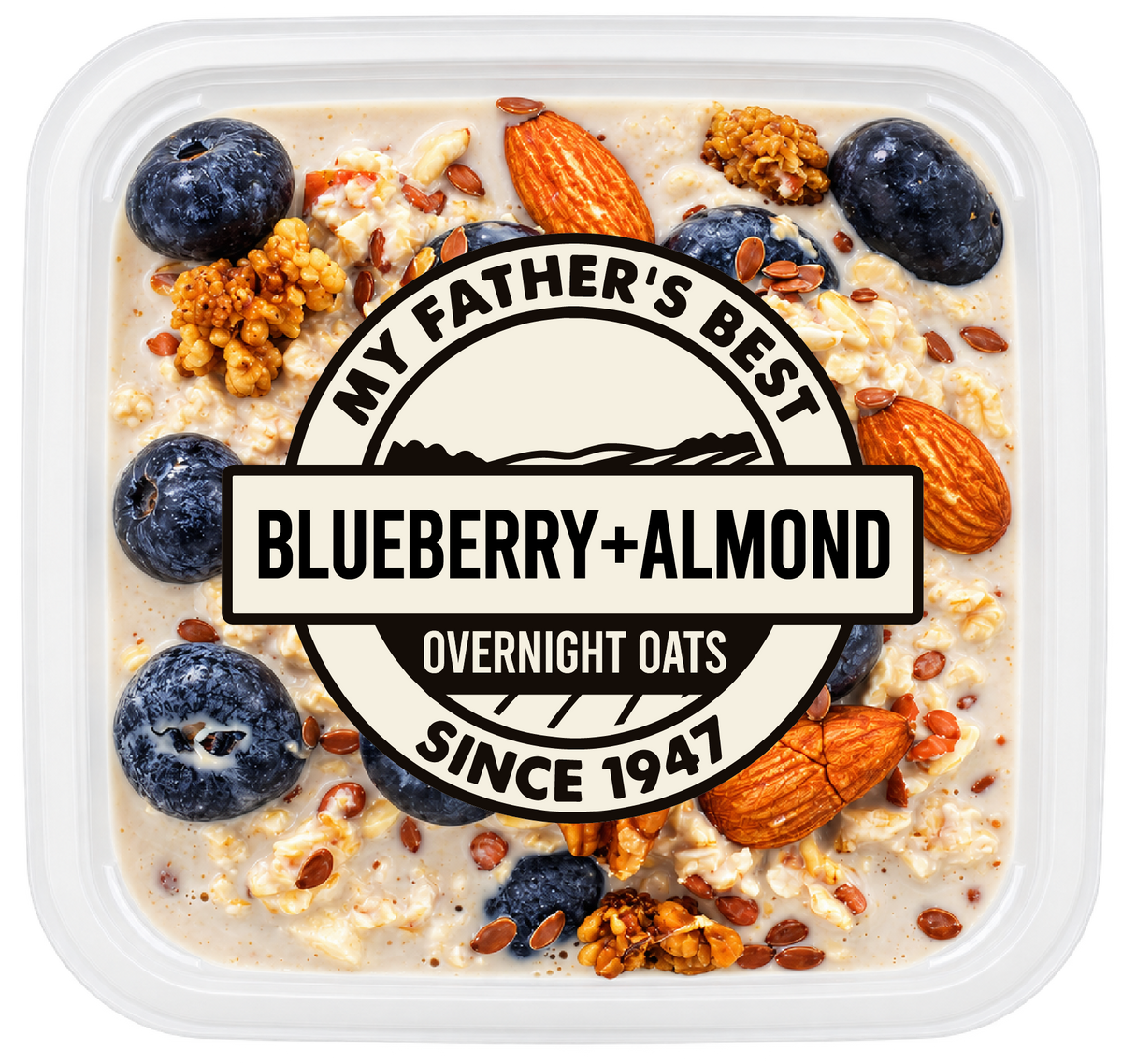 Blueberry Almond Overnight Oats