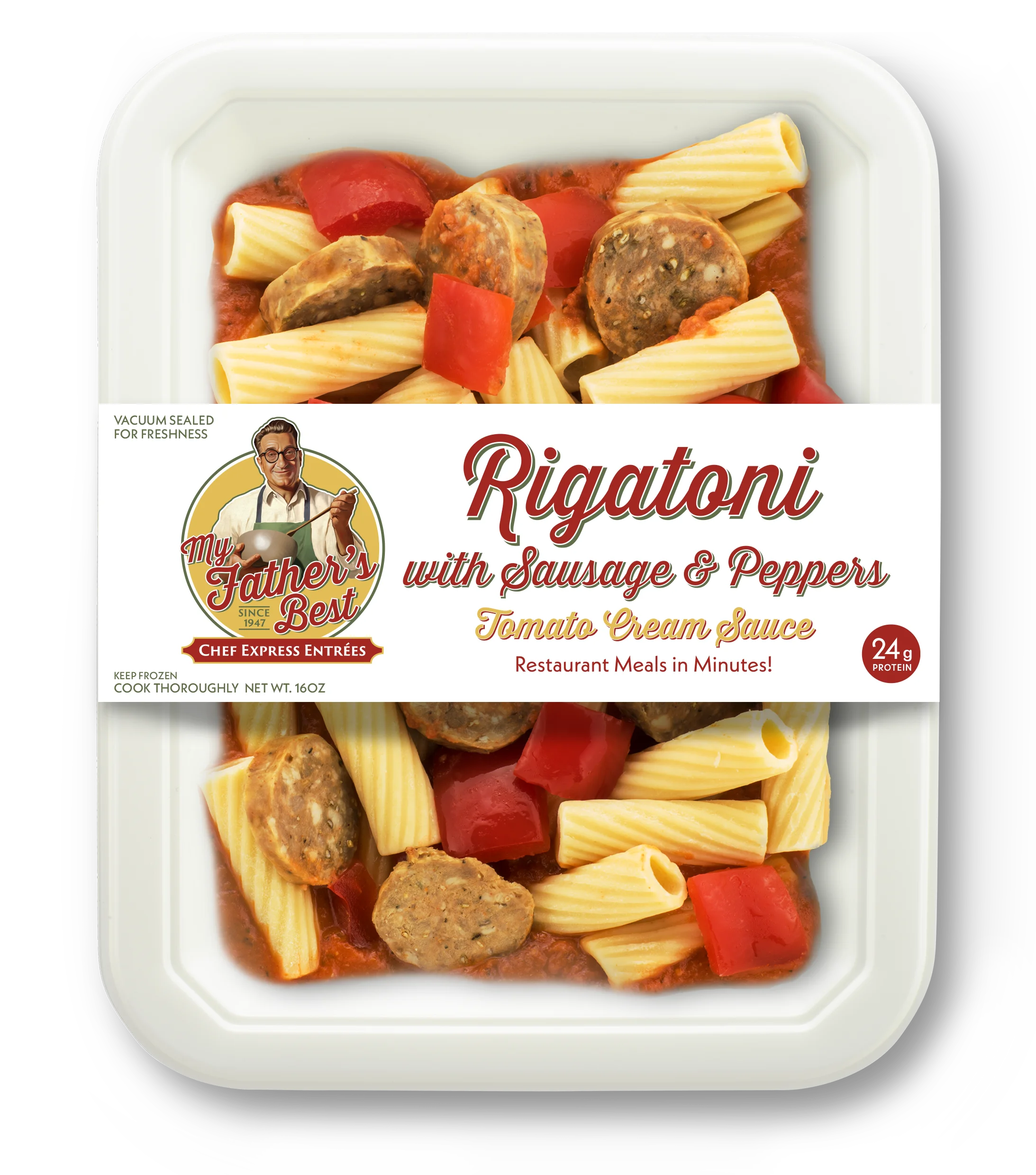 Rigatoni with Sausage & Peppers