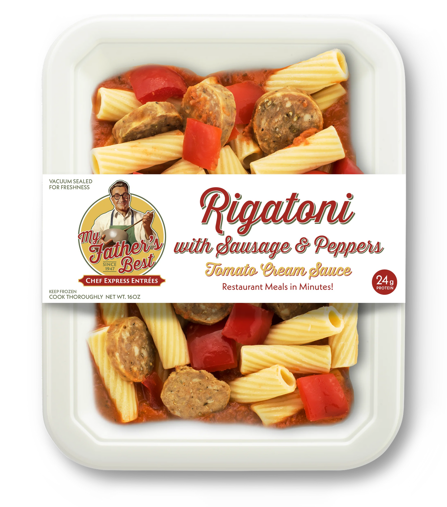 Rigatoni with Sausage & Peppers